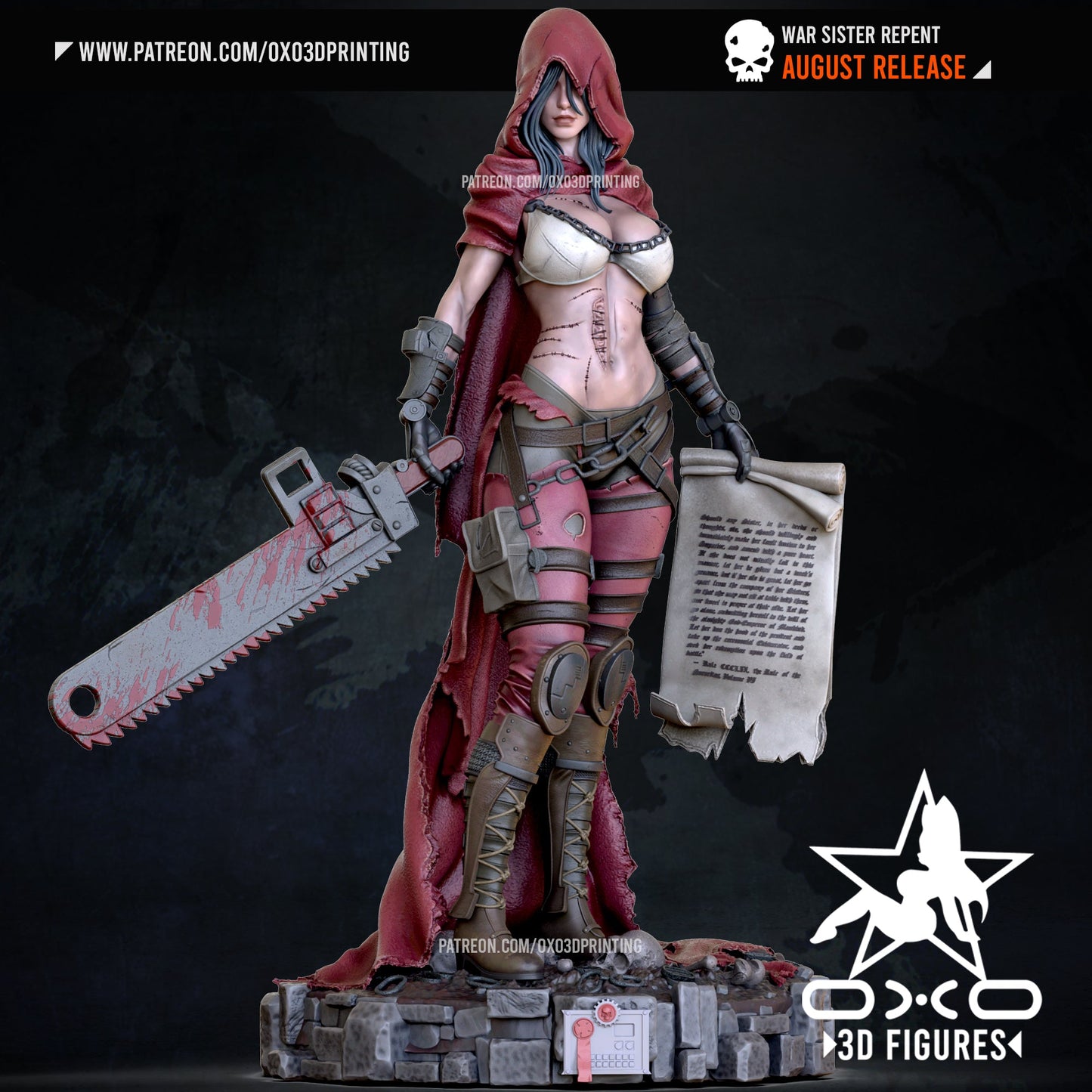 War Sister Repent - OXO3D - Dark Forge Arts