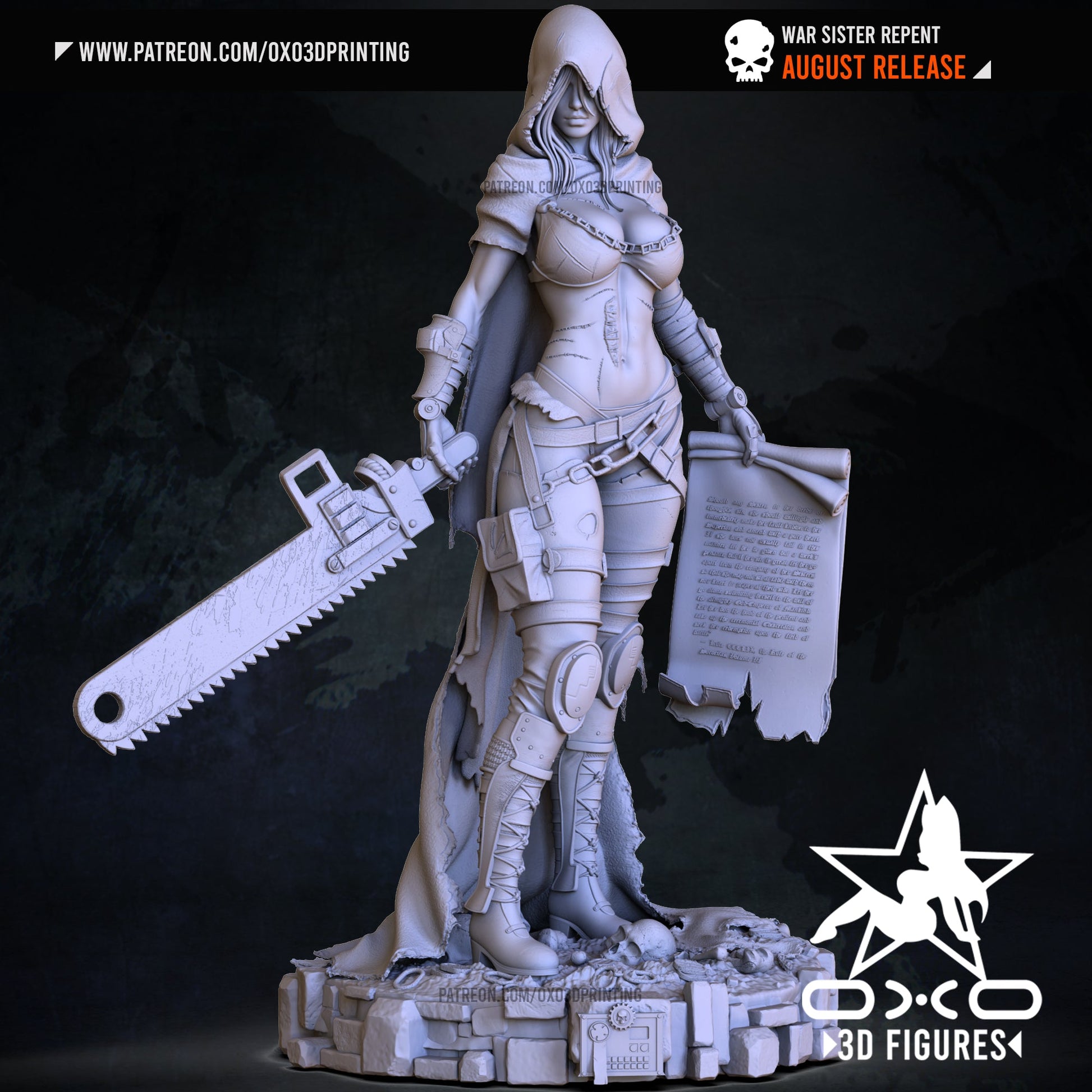 War Sister Repent - OXO3D - Dark Forge Arts