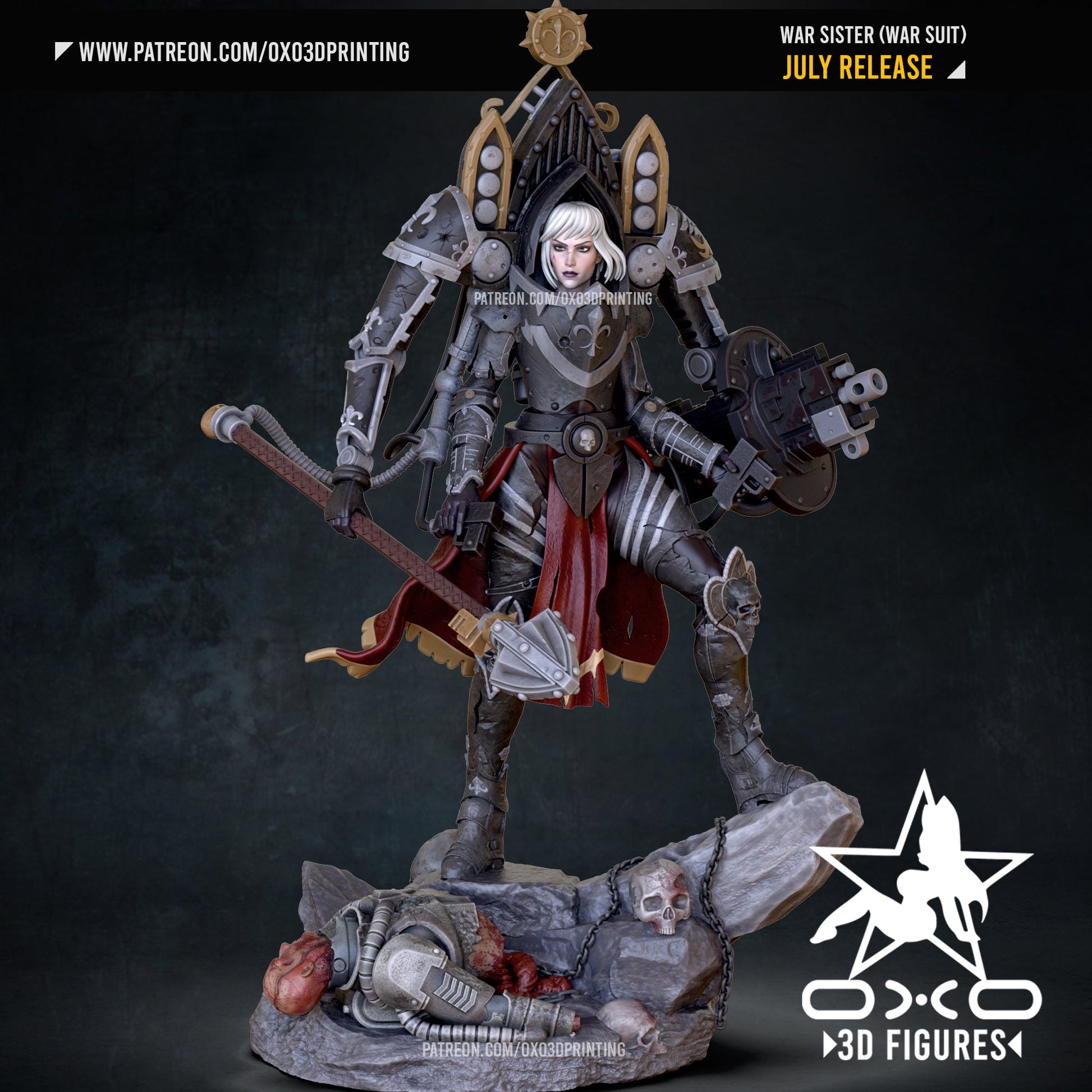 War Sister V2 - OXO3D - Dark Forge Arts