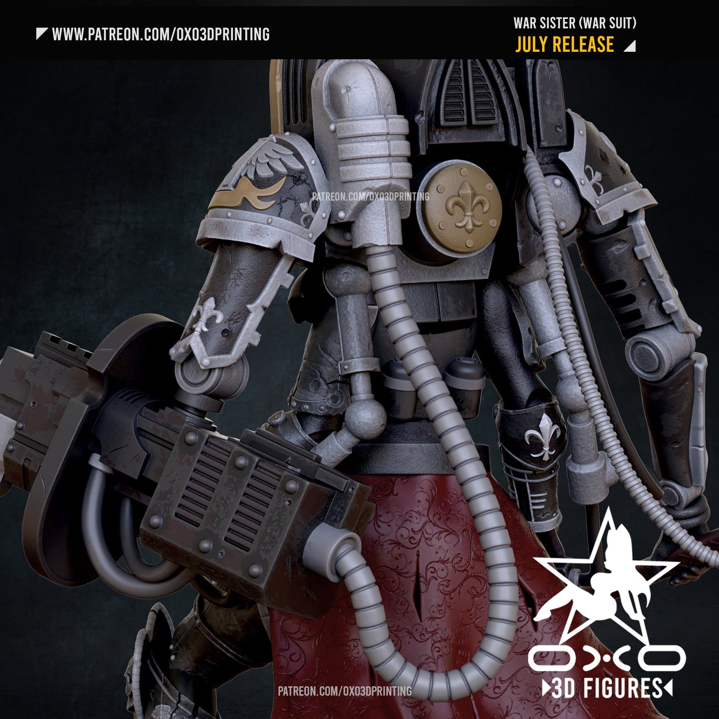 War Sister V2 - OXO3D - Dark Forge Arts