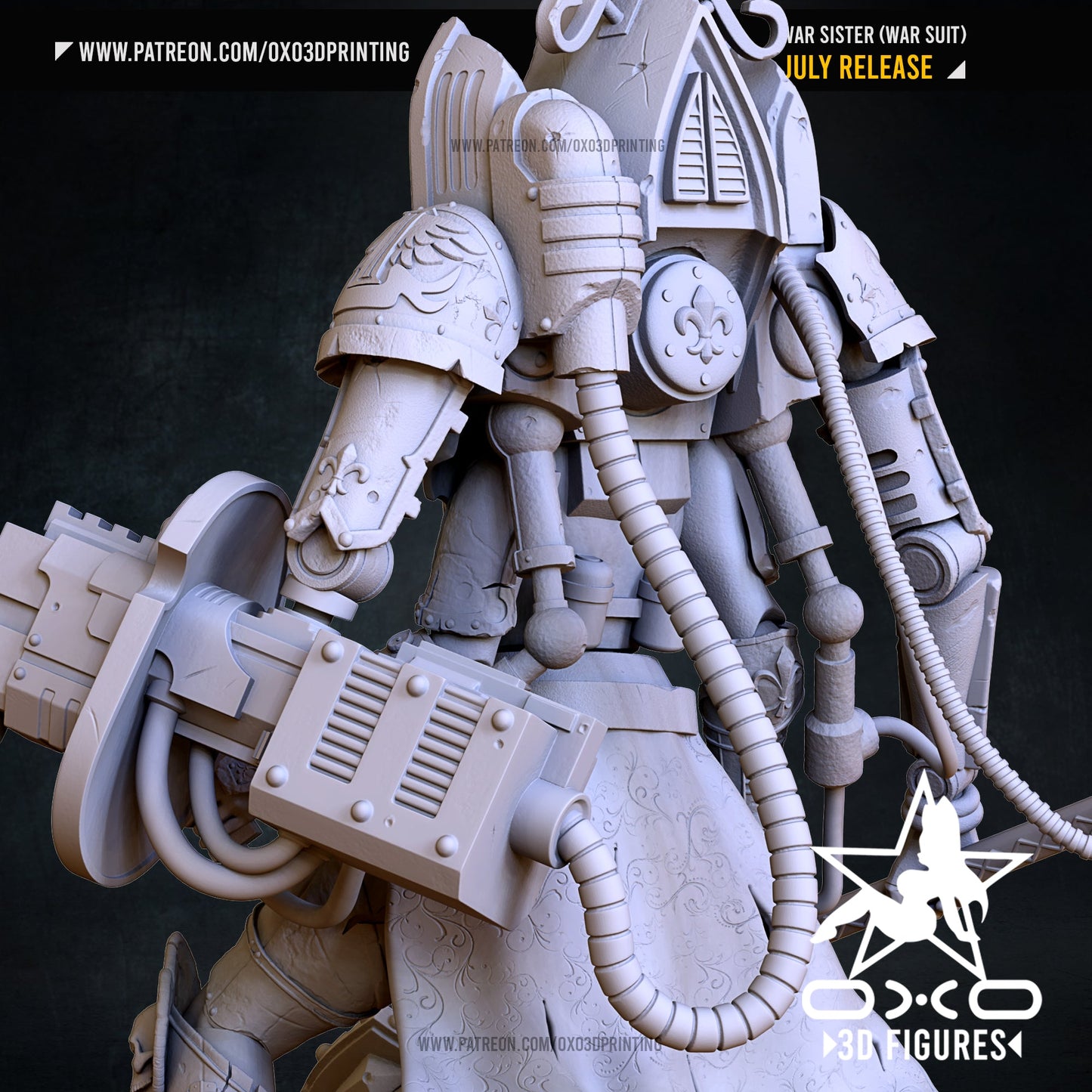 War Sister V2 - OXO3D - Dark Forge Arts