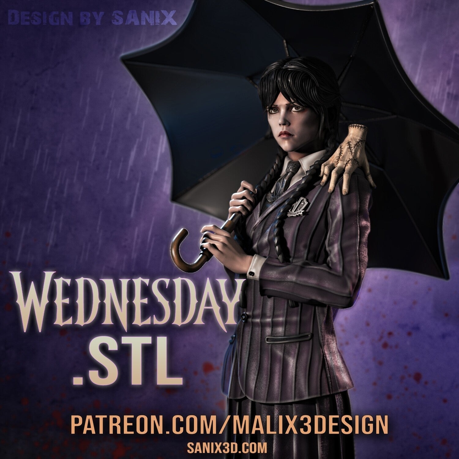 Wednesday - Sanix3D - Dark Forge Arts