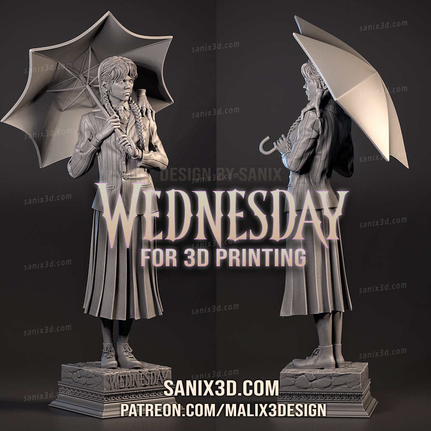 Wednesday - Sanix3D - Dark Forge Arts