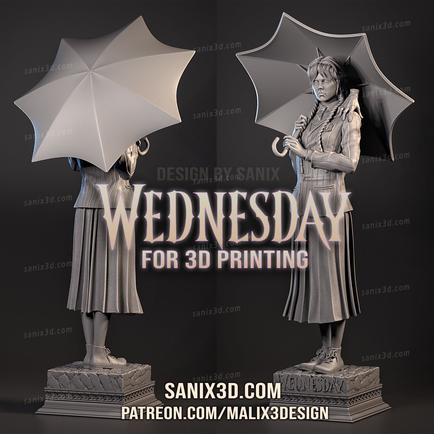 Wednesday - Sanix3D - Dark Forge Arts