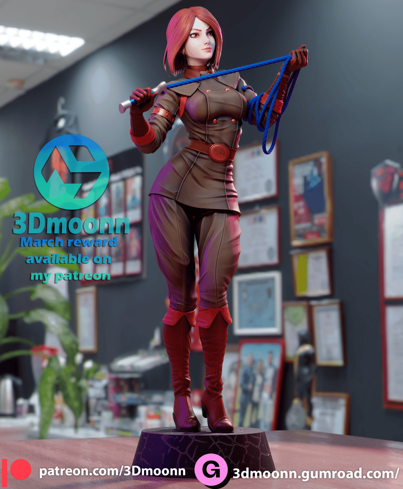 Whip - 3DMoonn - Dark Forge Arts