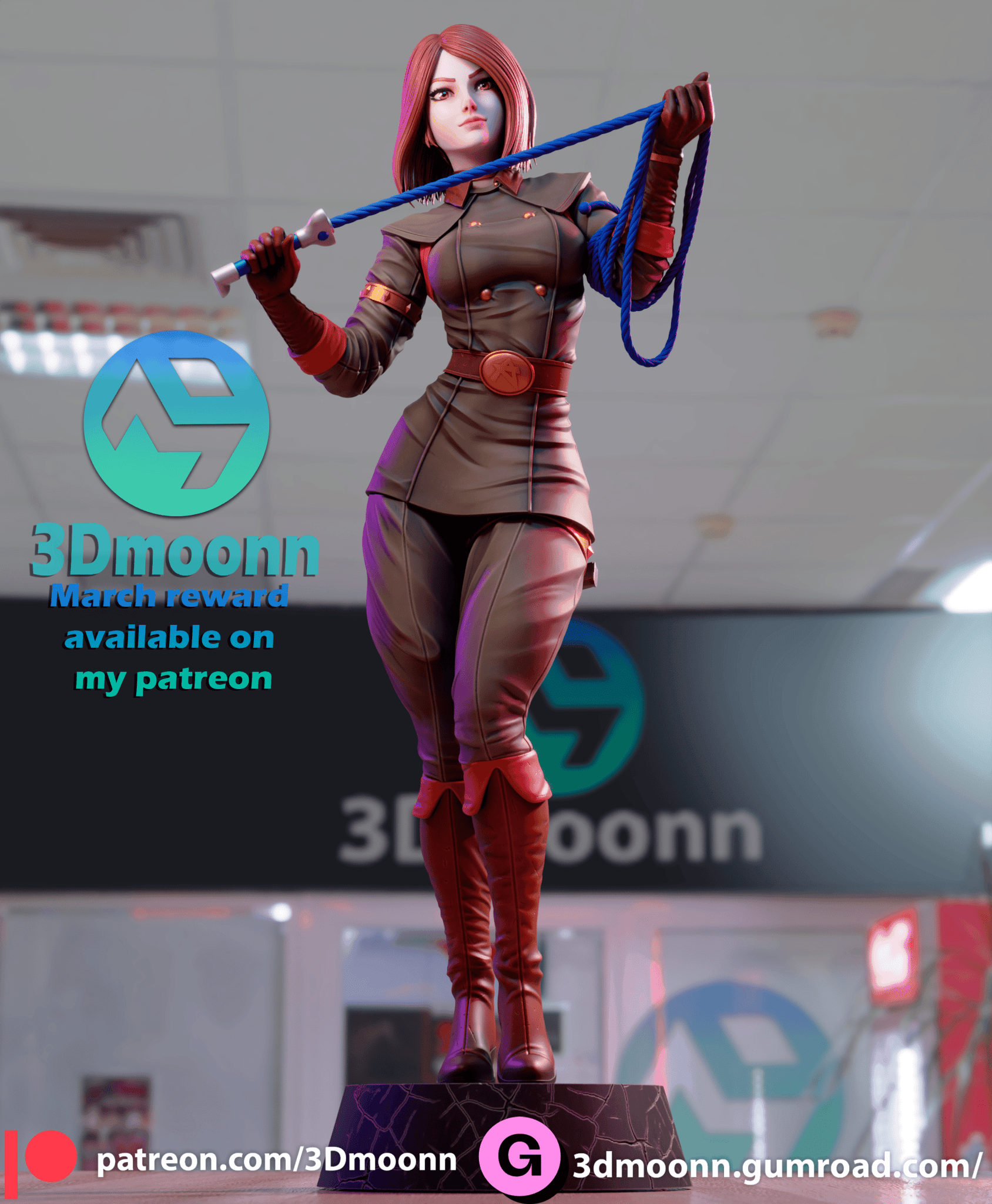 Whip - 3DMoonn - Dark Forge Arts