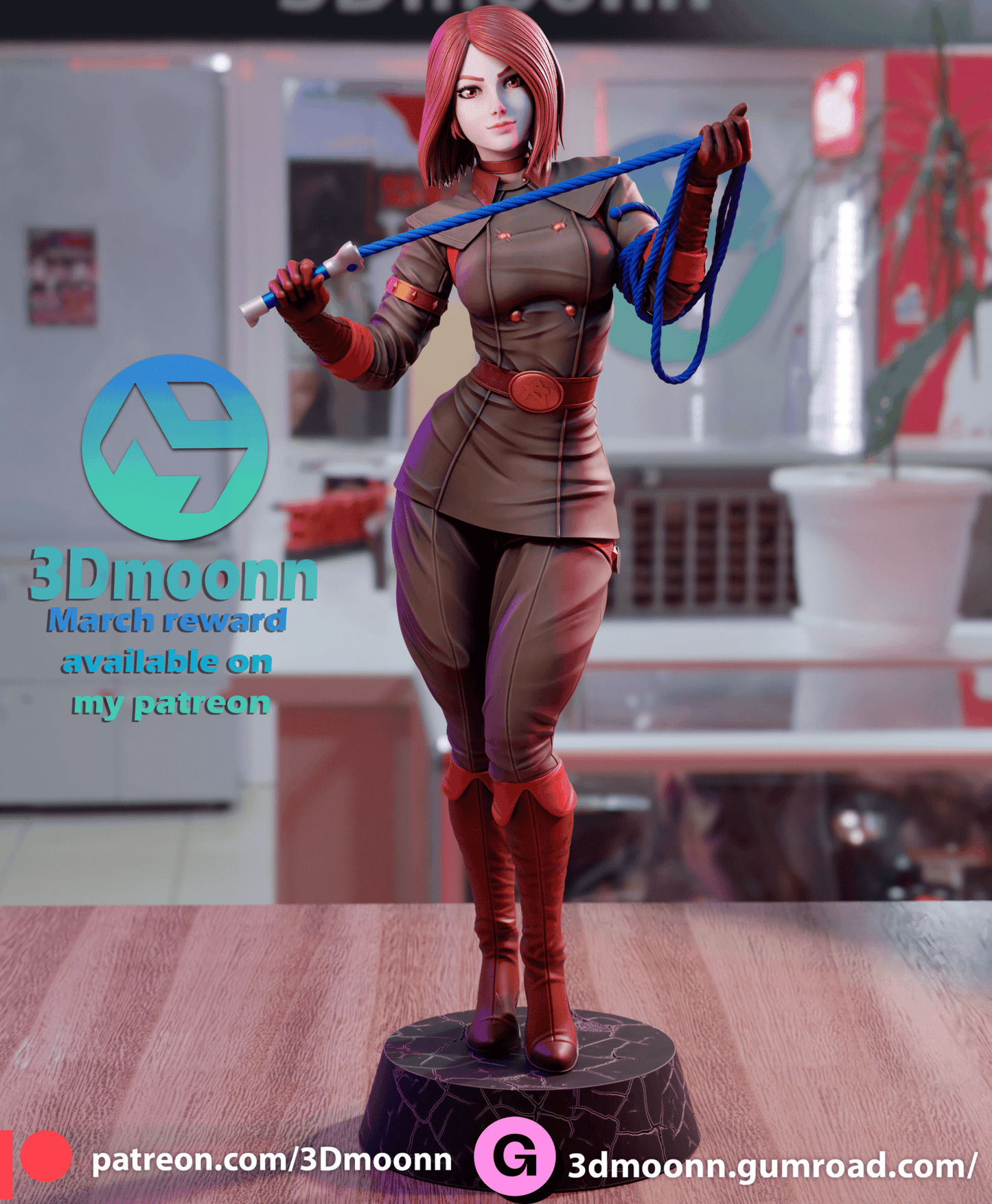 Whip - 3DMoonn - Dark Forge Arts