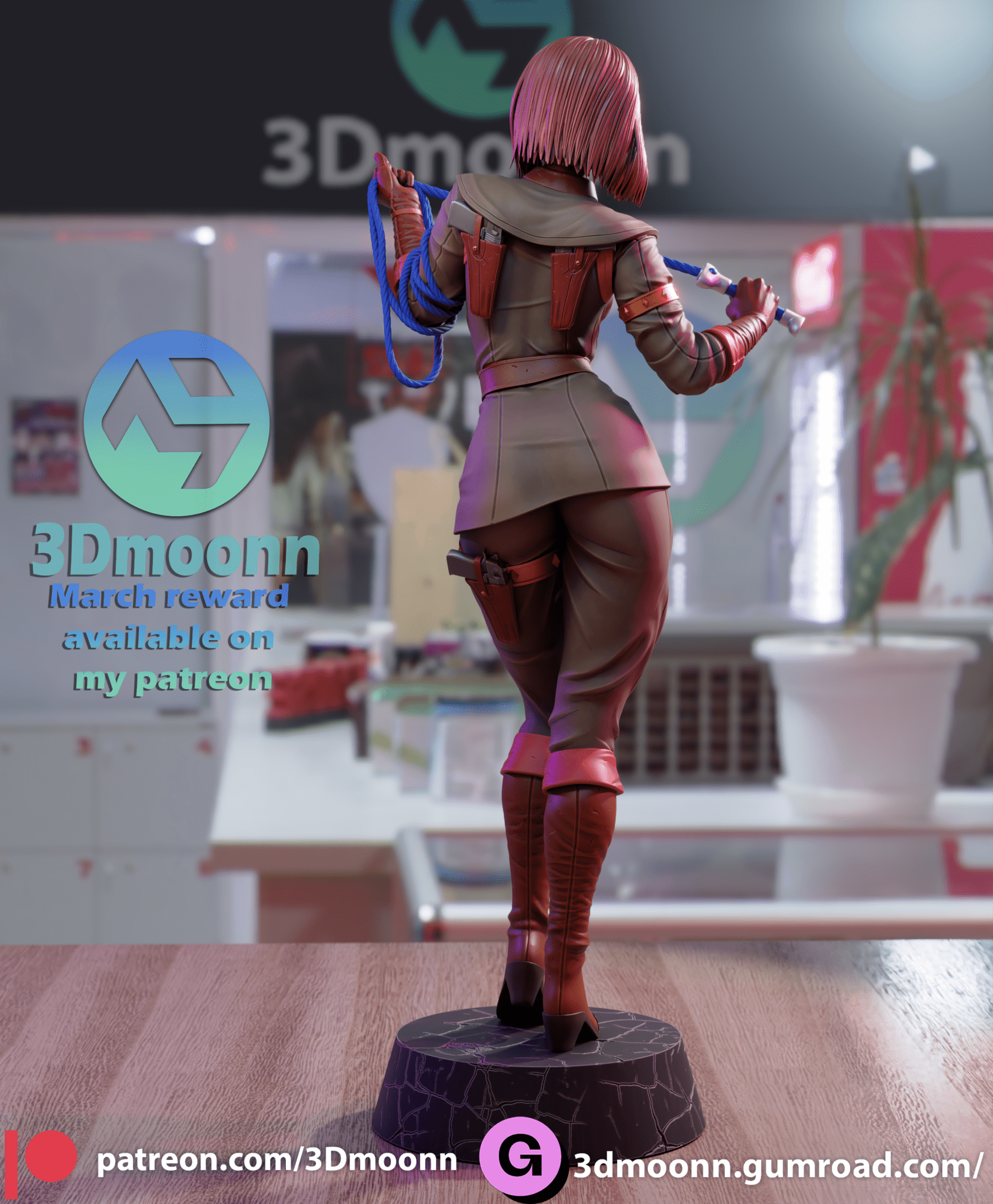 Whip - 3DMoonn - Dark Forge Arts