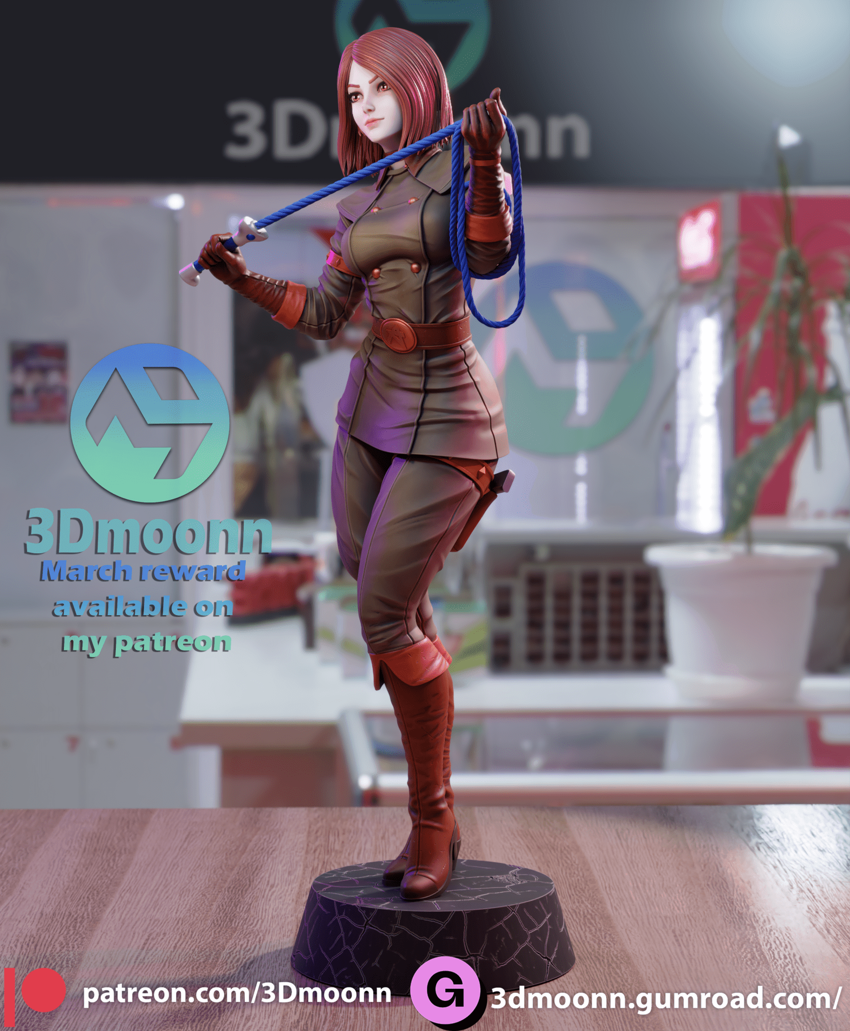 Whip - 3DMoonn - Dark Forge Arts