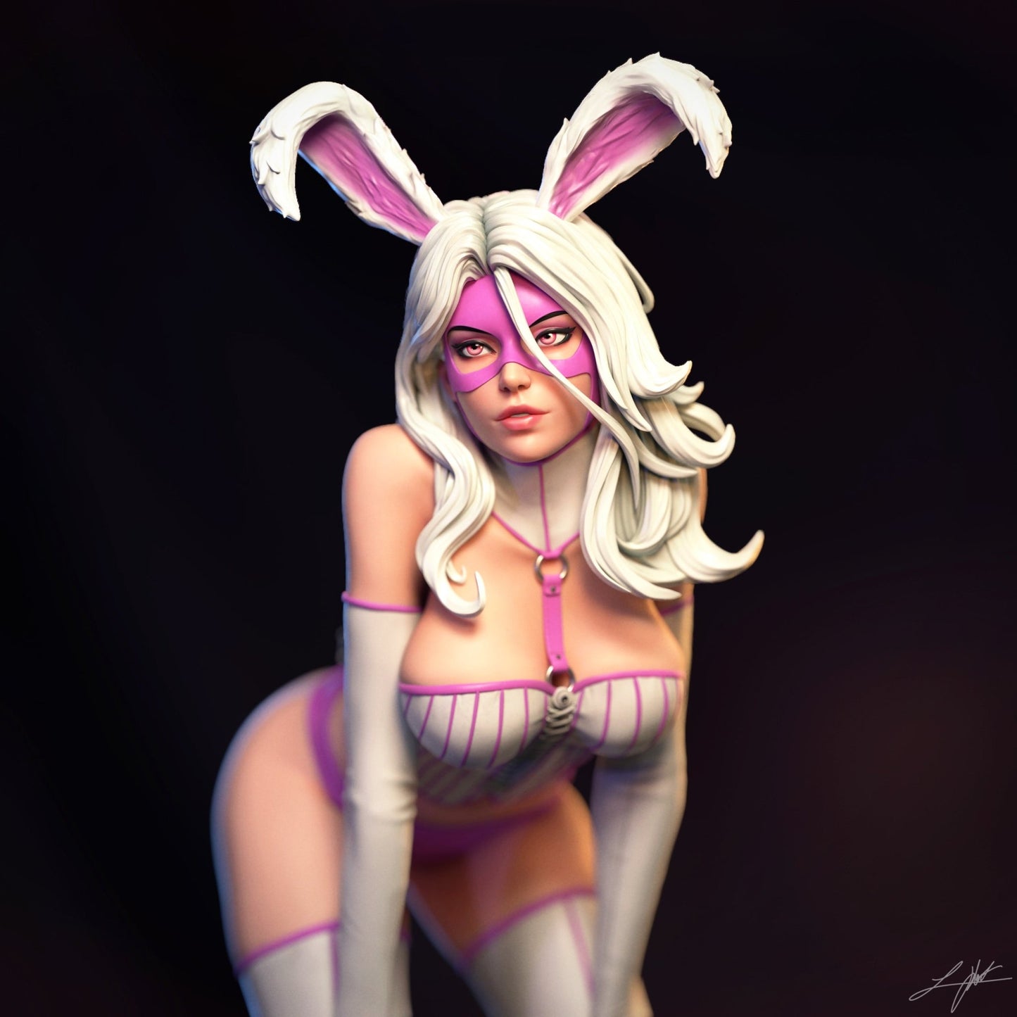 White Rabbit - Abe3D - Dark Forge Arts