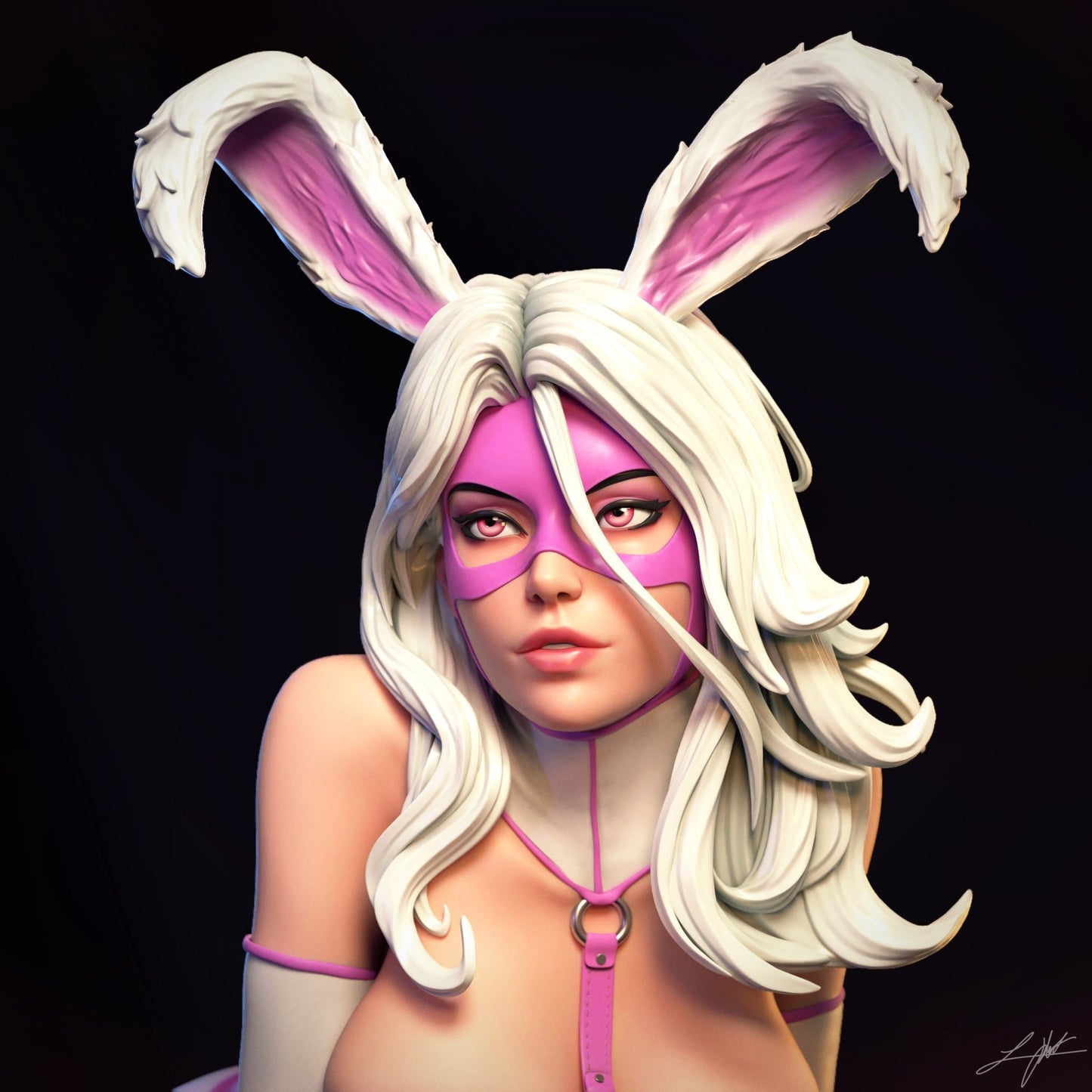 White Rabbit - Abe3D - Dark Forge Arts
