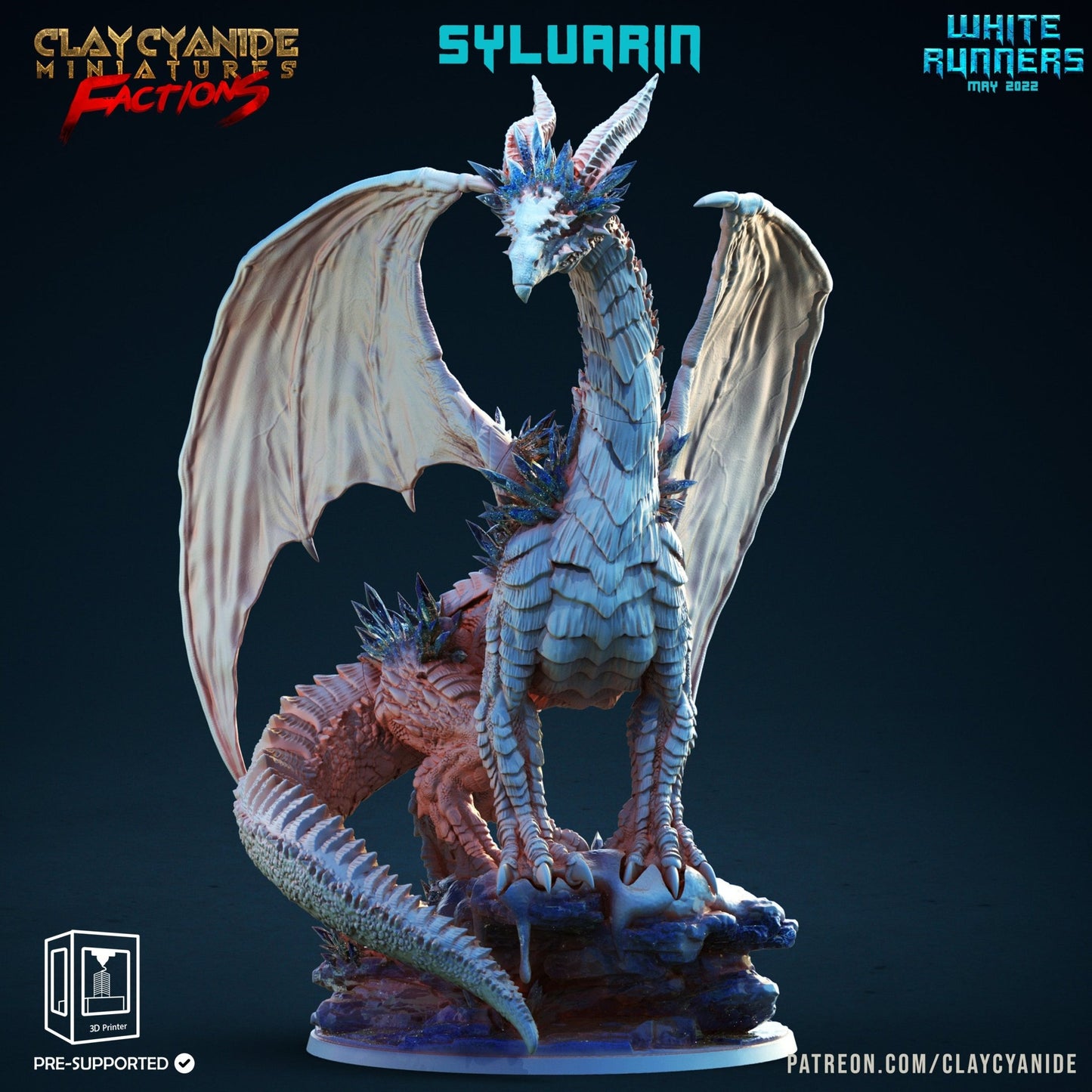 White Runners - ClayCyanide - Dark Forge Arts