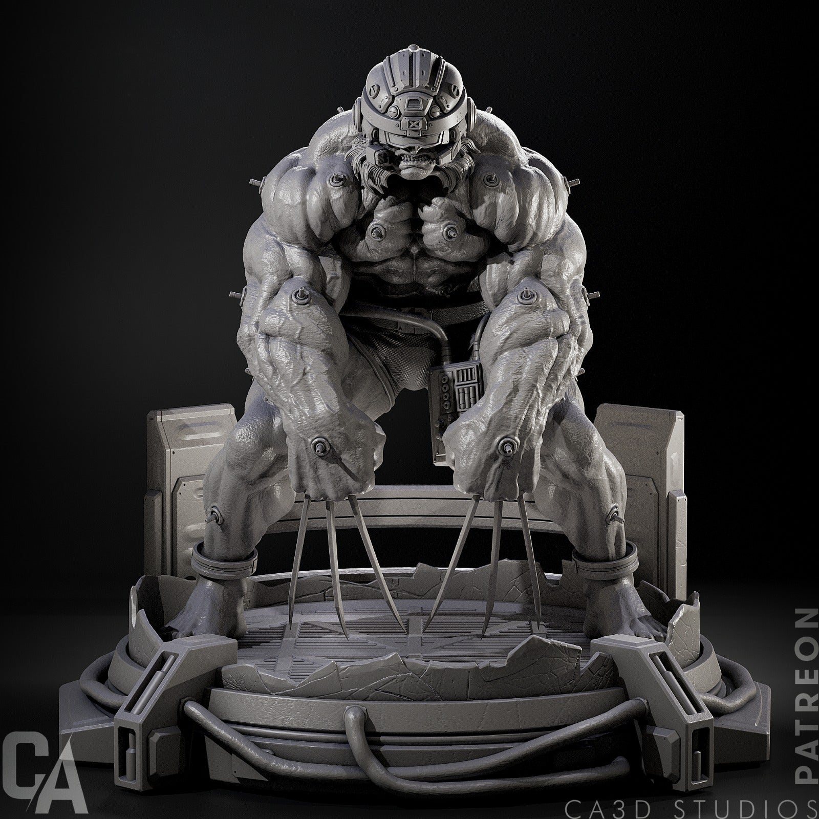 Wolverine (Weapon X) - CA 3D Studios - Dark Forge Arts