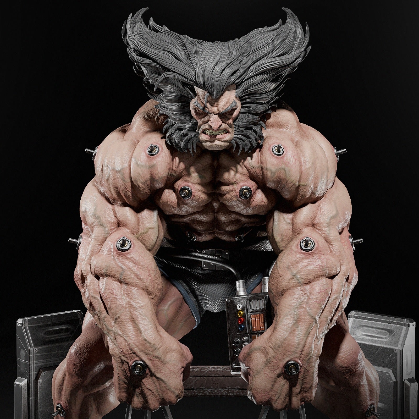 Wolverine (Weapon X) - CA 3D Studios - Dark Forge Arts