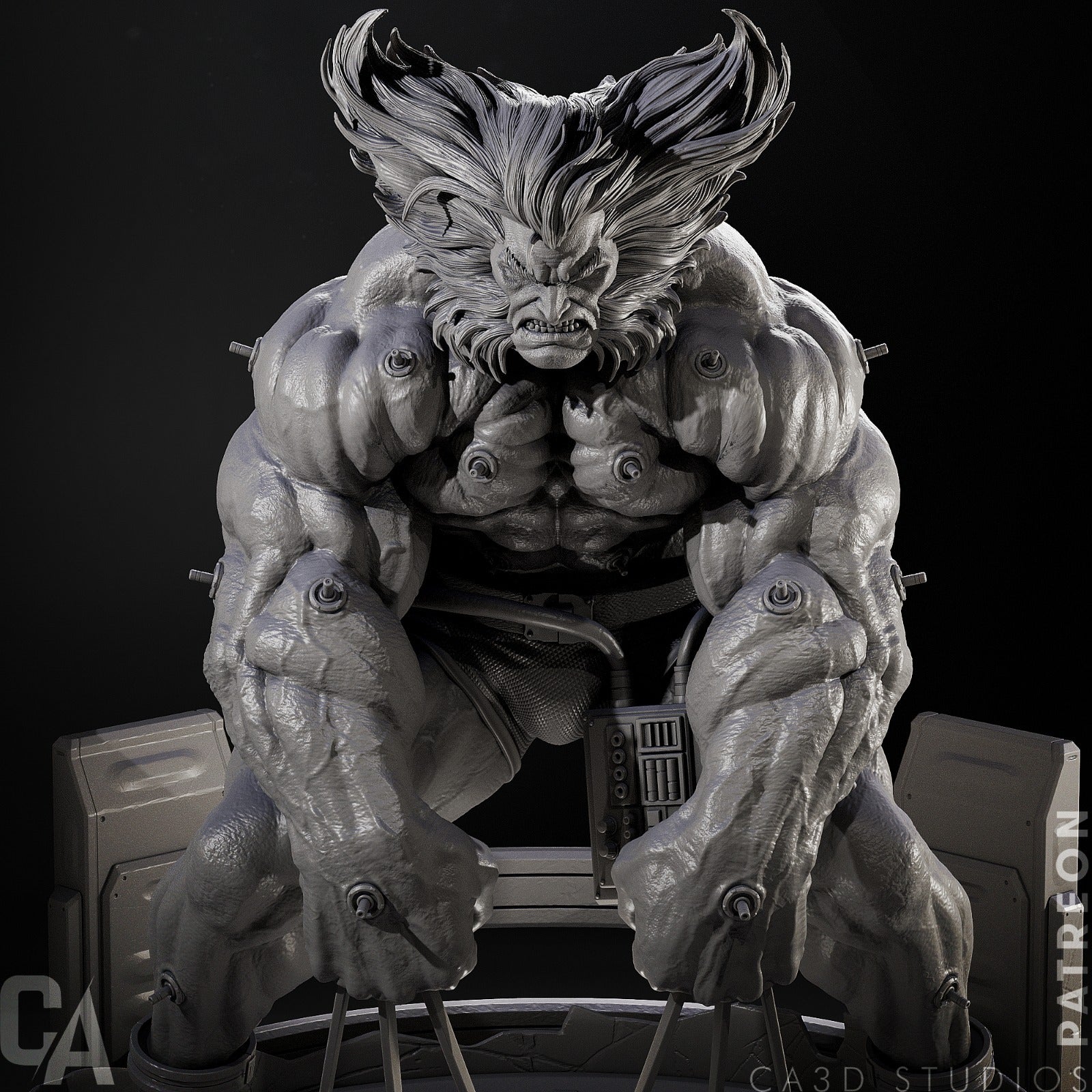 Wolverine (Weapon X) - CA 3D Studios - Dark Forge Arts