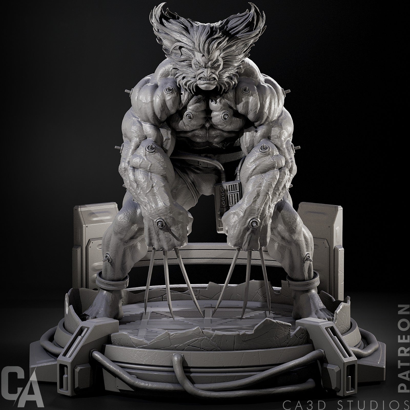 Wolverine (Weapon X) - CA 3D Studios - Dark Forge Arts