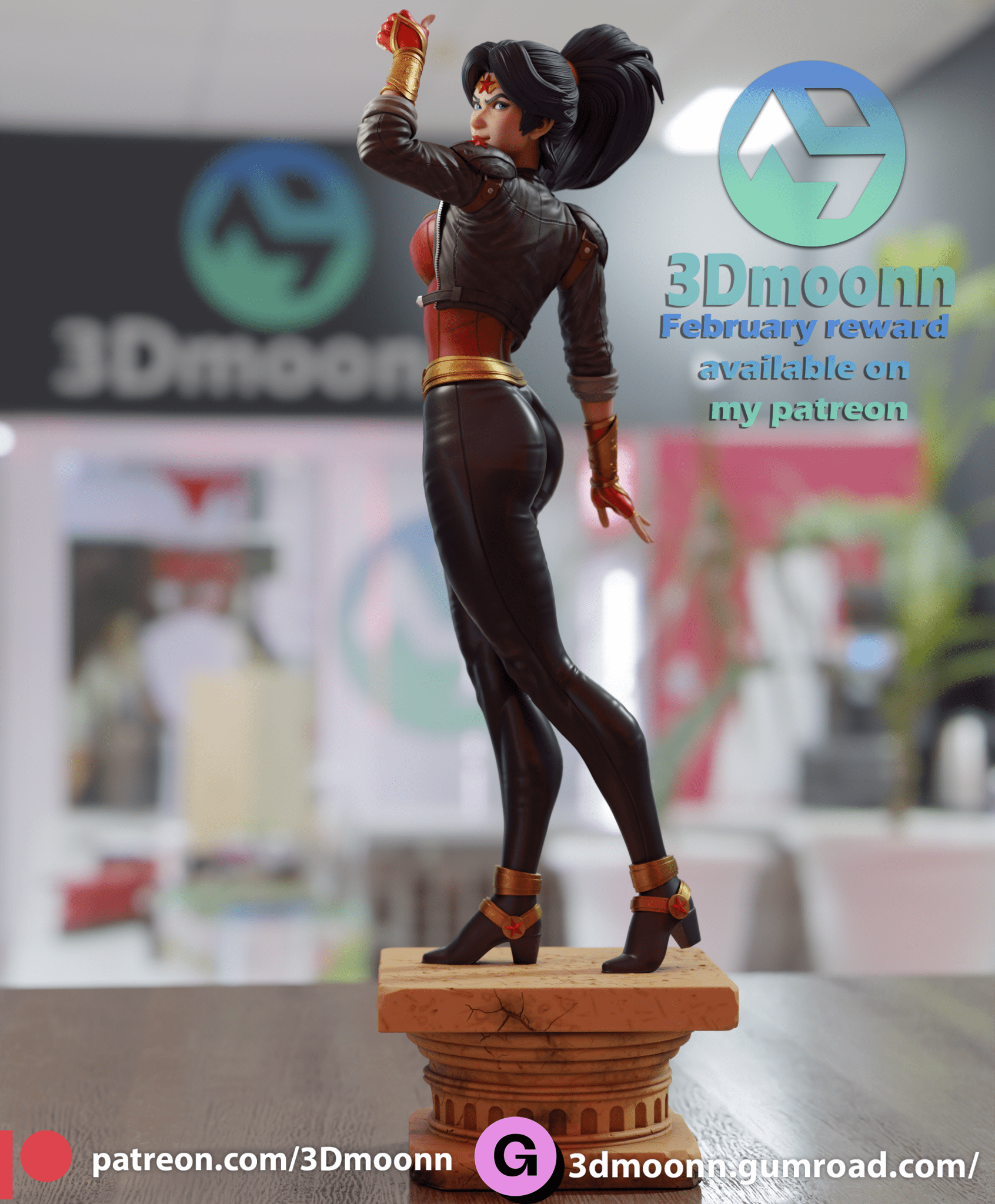 Wonder Woman - 3DMoonn - Dark Forge Arts