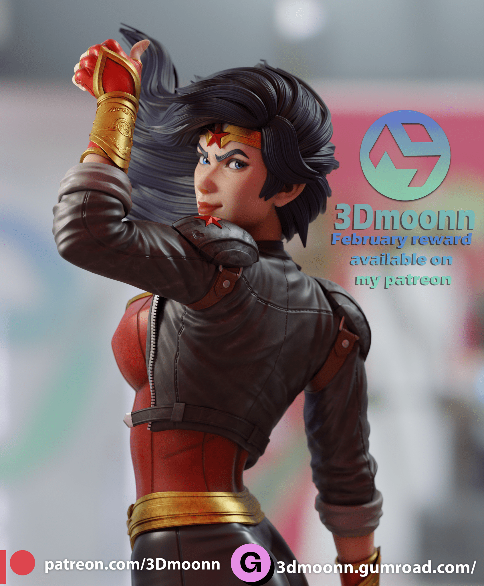 Wonder Woman - 3DMoonn - Dark Forge Arts
