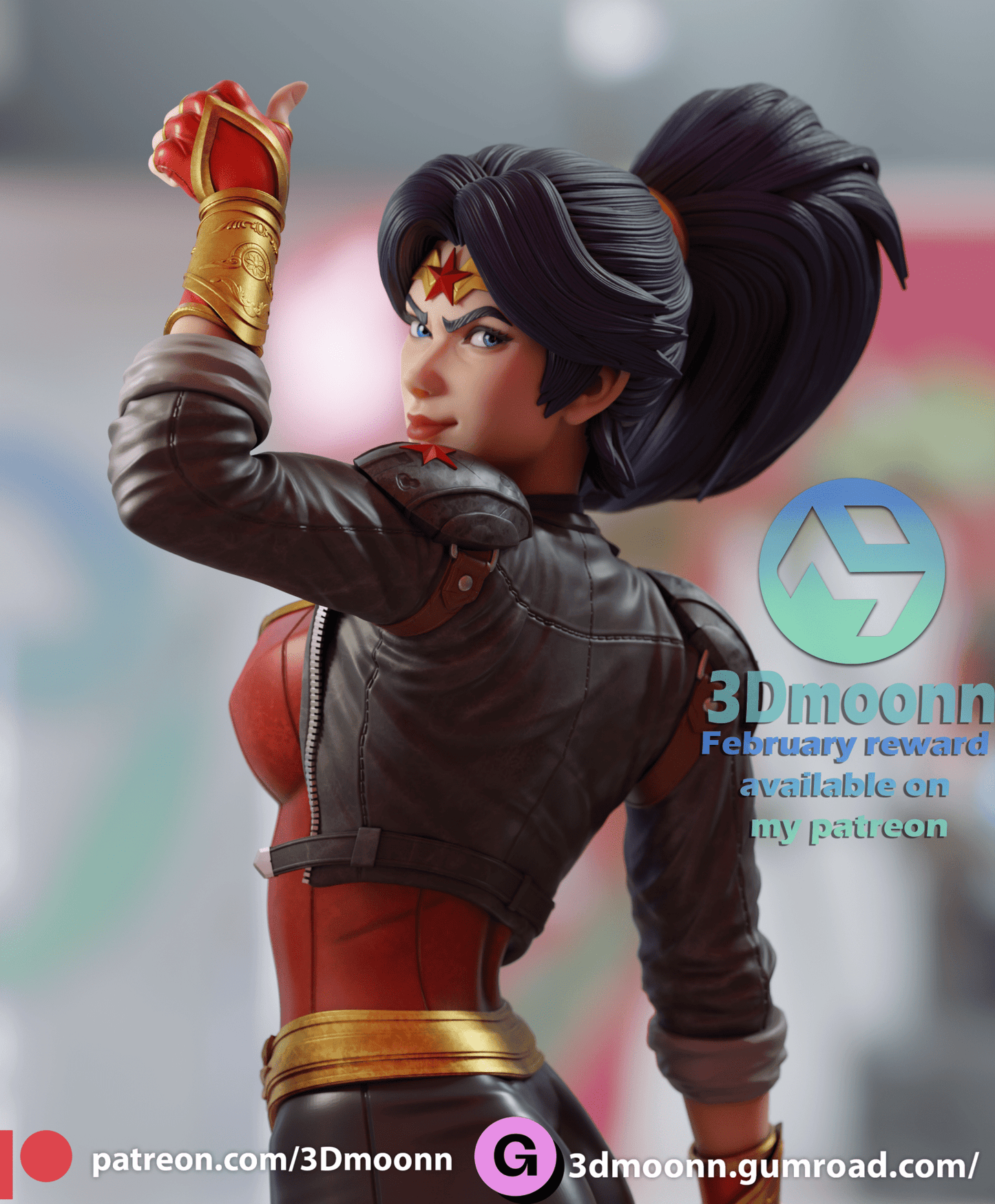 Wonder Woman - 3DMoonn - Dark Forge Arts