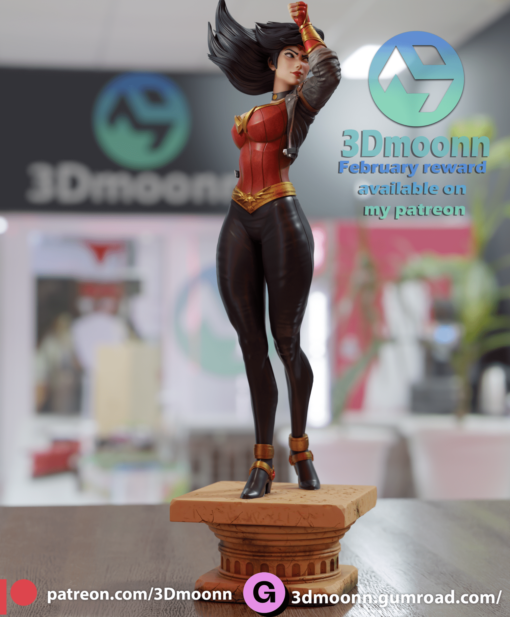 Wonder Woman - 3DMoonn - Dark Forge Arts