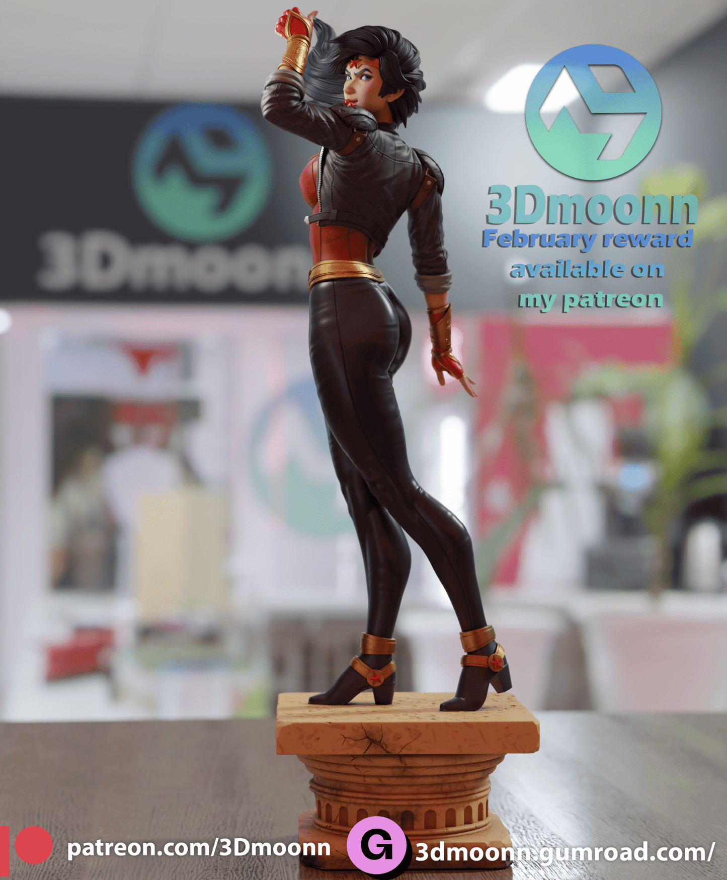 Wonder Woman - 3DMoonn - Dark Forge Arts