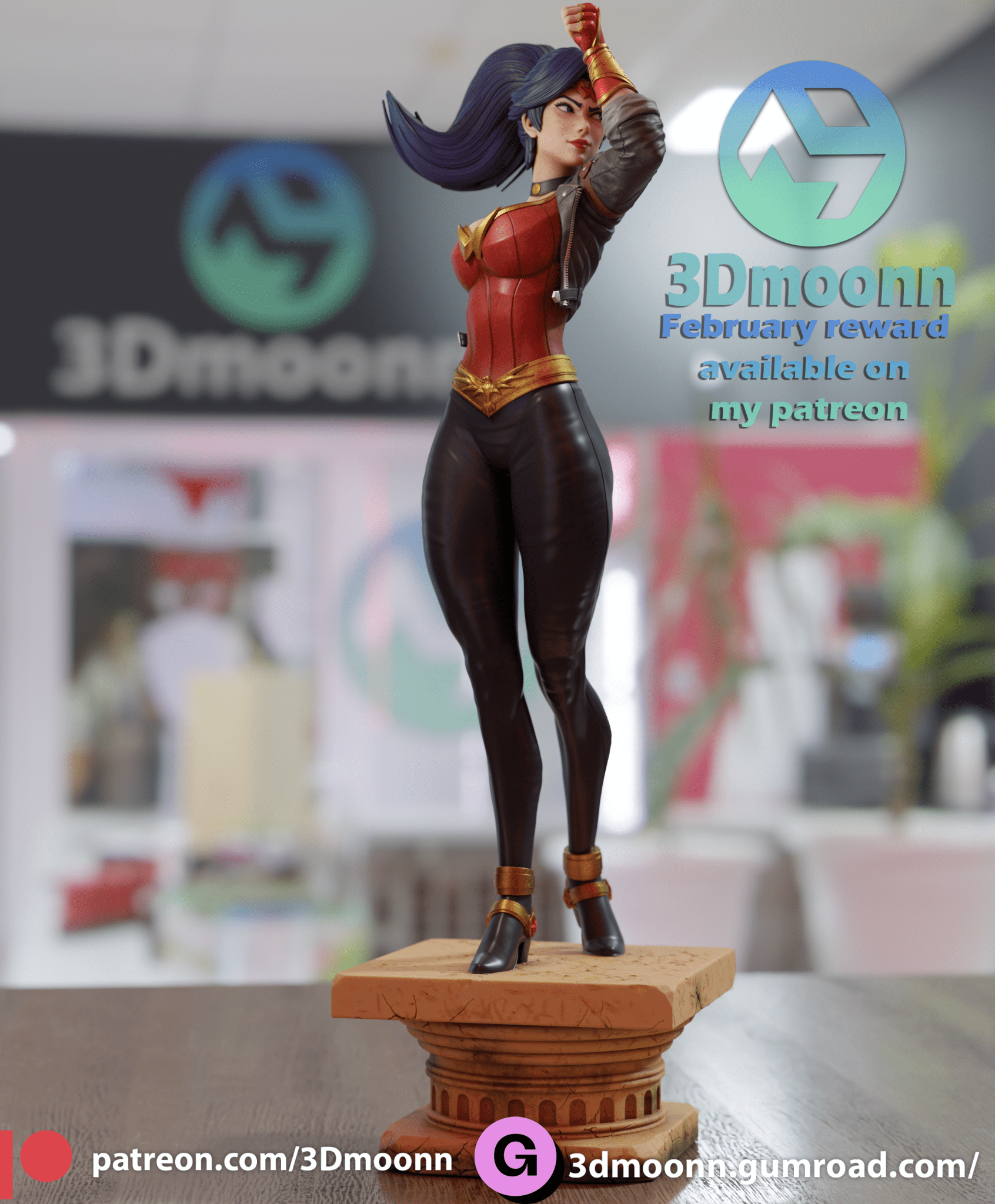 Wonder Woman - 3DMoonn - Dark Forge Arts