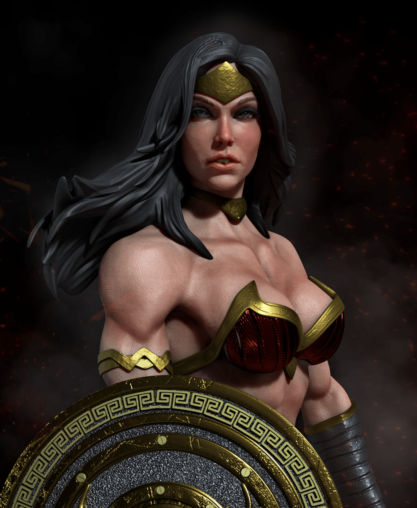 Wonder Woman - CA 3D Studios - Dark Forge Arts