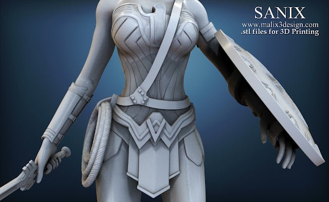 Wonder Woman v1 - Sanix3D - Dark Forge Arts