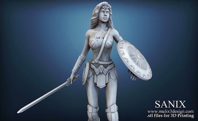 Wonder Woman v1 - Sanix3D - Dark Forge Arts