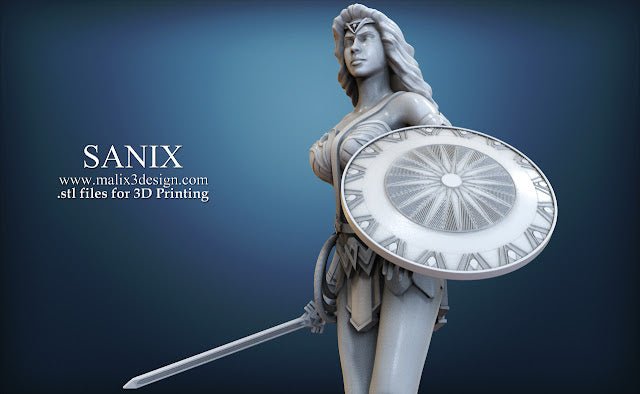 Wonder Woman v1 - Sanix3D - Dark Forge Arts