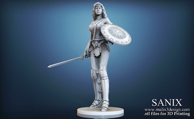 Wonder Woman v1 - Sanix3D - Dark Forge Arts