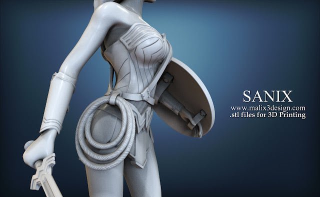 Wonder Woman v1 - Sanix3D - Dark Forge Arts