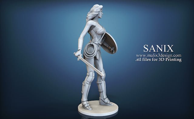 Wonder Woman v1 - Sanix3D - Dark Forge Arts