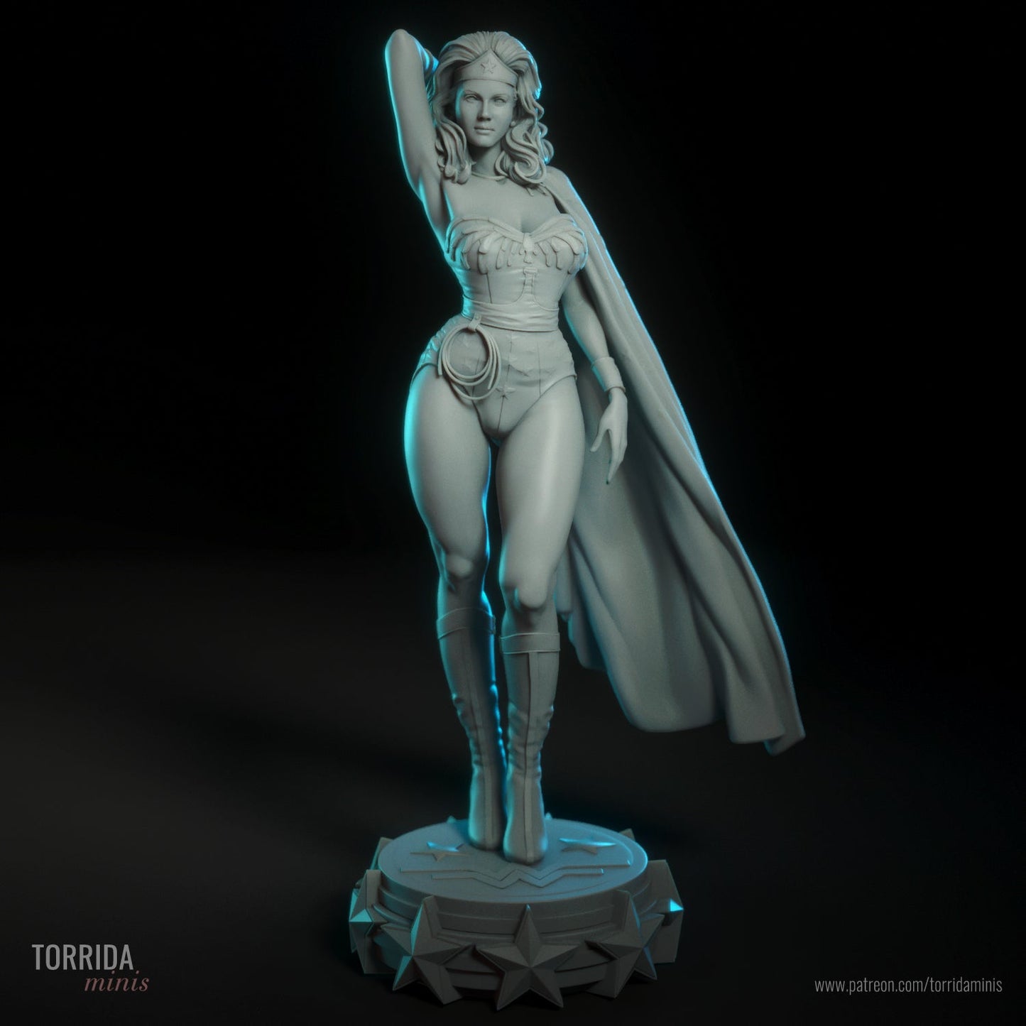 Wonder Woman v2 - Torrida Minis - Dark Forge Arts