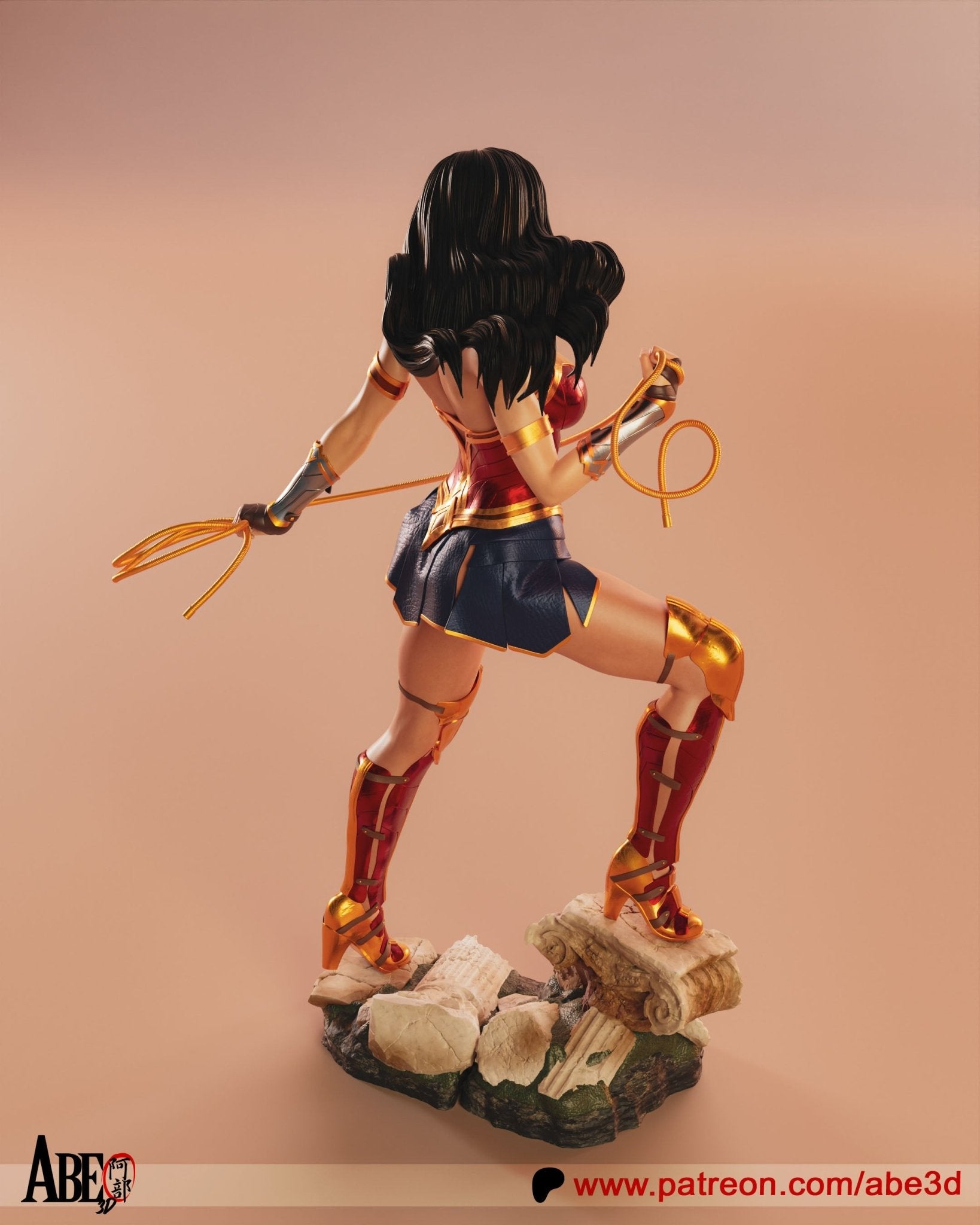 Wonderwoman - Abe3D - Dark Forge Arts