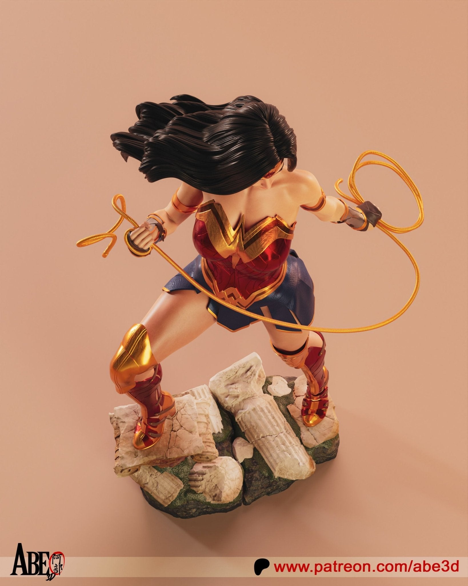 Wonderwoman - Abe3D - Dark Forge Arts