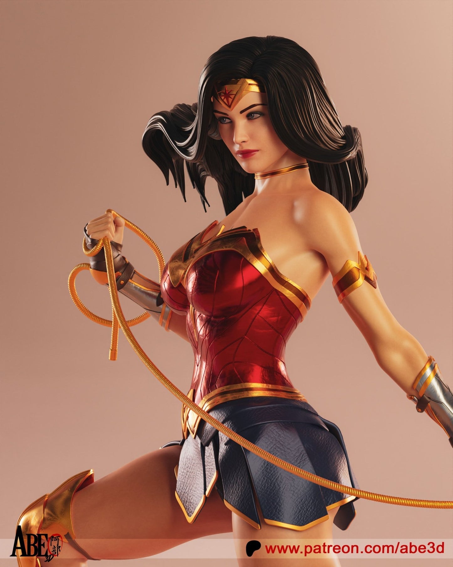 Wonderwoman - Abe3D - Dark Forge Arts