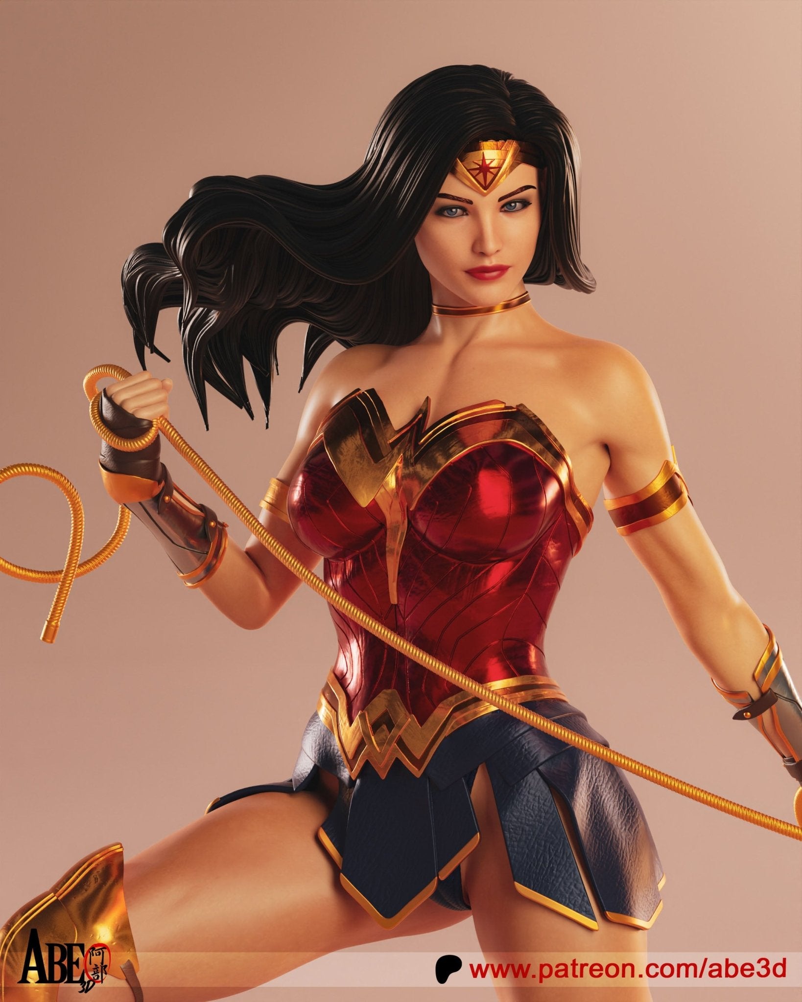 Wonderwoman - Abe3D - Dark Forge Arts