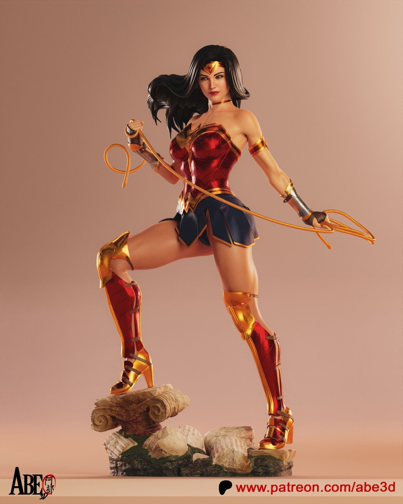 Wonderwoman - Abe3D - Dark Forge Arts