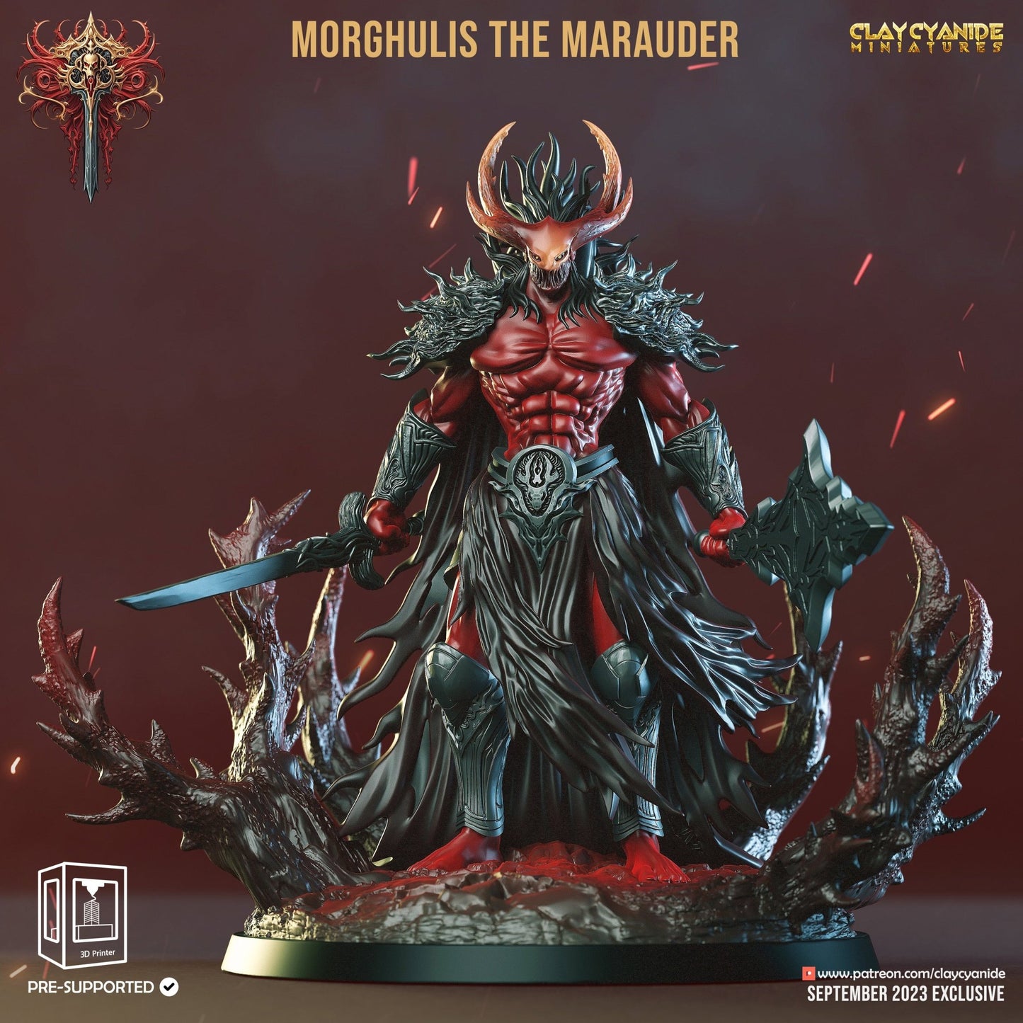 Wrath of Cernobog - ClayCyanide - Dark Forge Arts