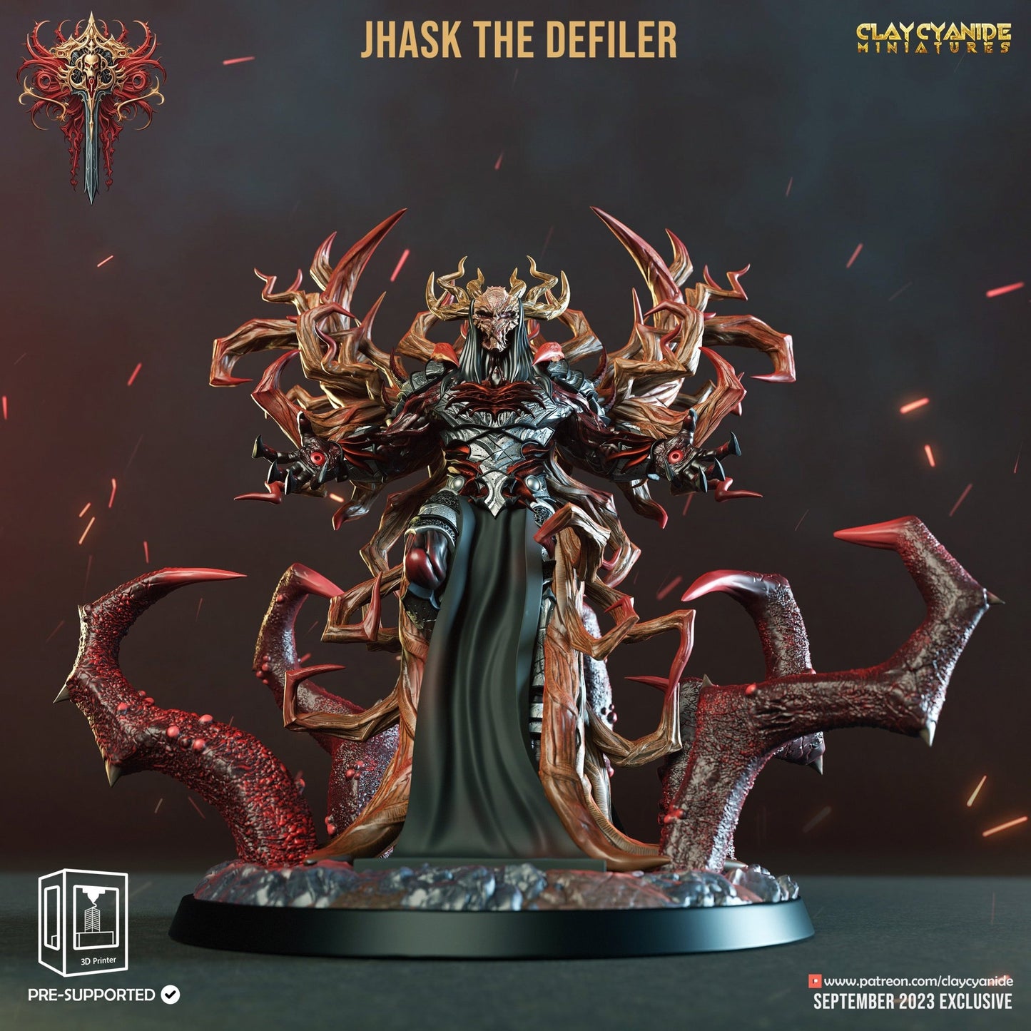 Wrath of Cernobog - ClayCyanide - Dark Forge Arts