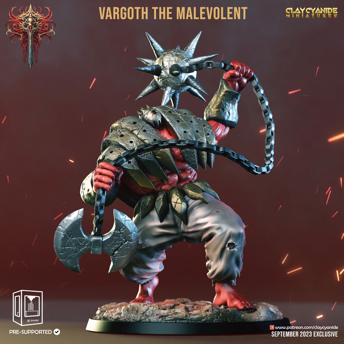 Wrath of Cernobog - ClayCyanide - Dark Forge Arts