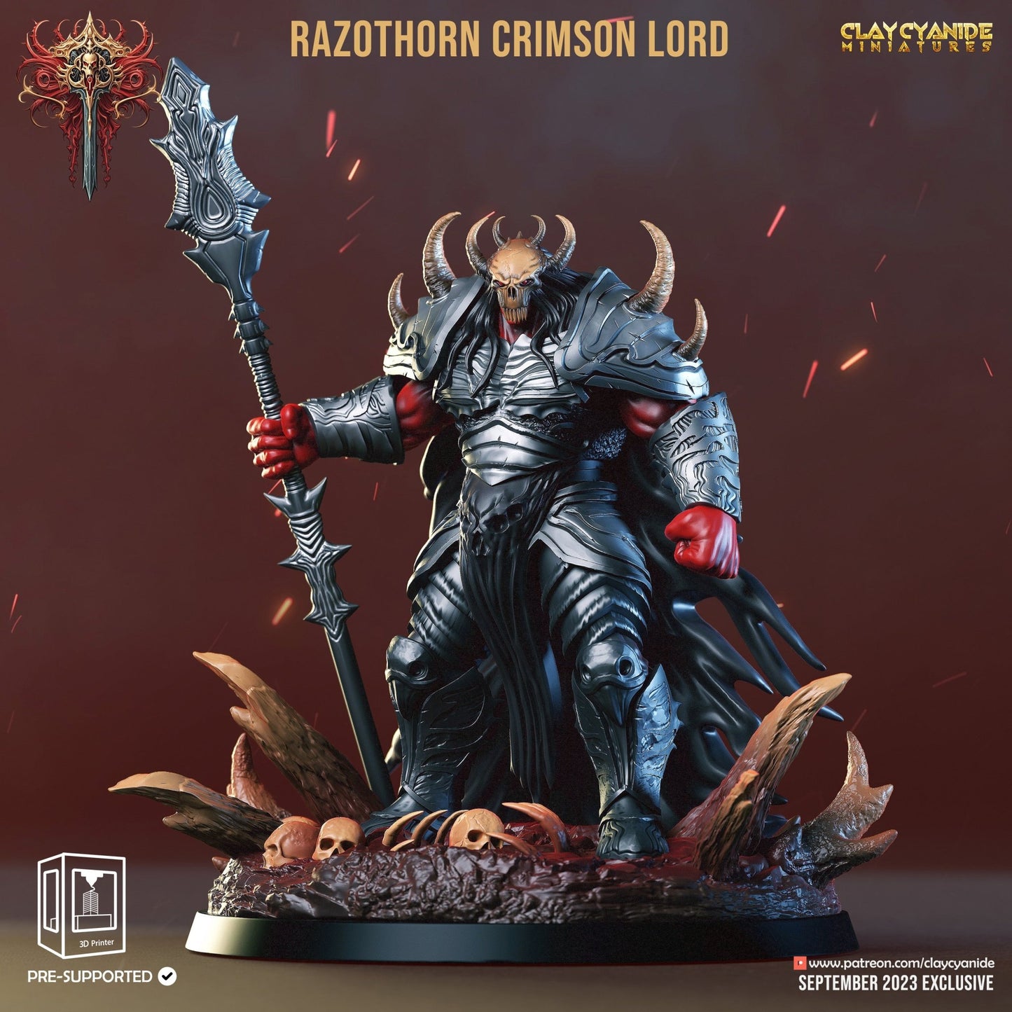 Wrath of Cernobog - ClayCyanide - Dark Forge Arts