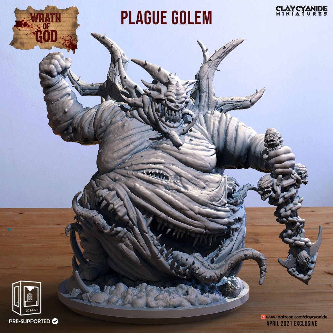 Wrath of God - ClayCyanide - Dark Forge Arts