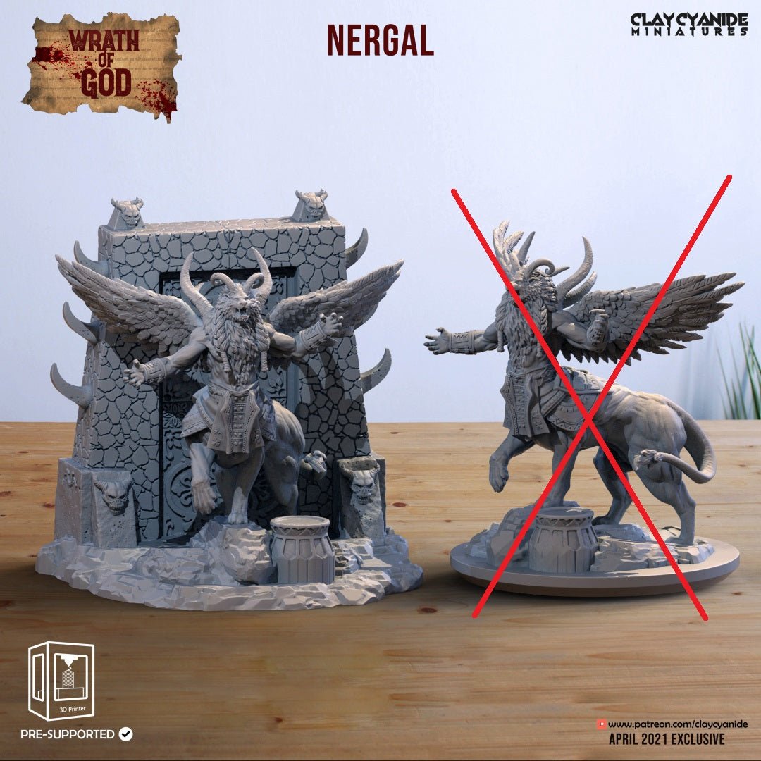 Wrath of God - ClayCyanide - Dark Forge Arts