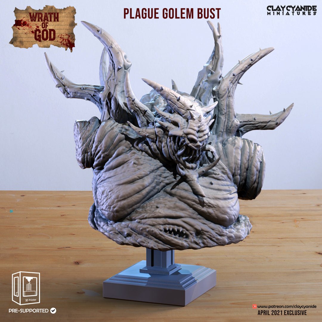 Wrath of God - ClayCyanide - Dark Forge Arts