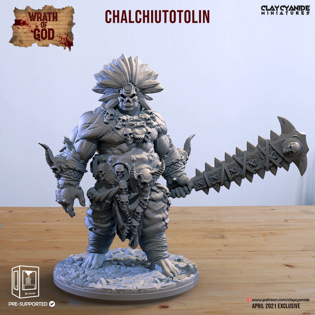 Wrath of God - ClayCyanide - Dark Forge Arts