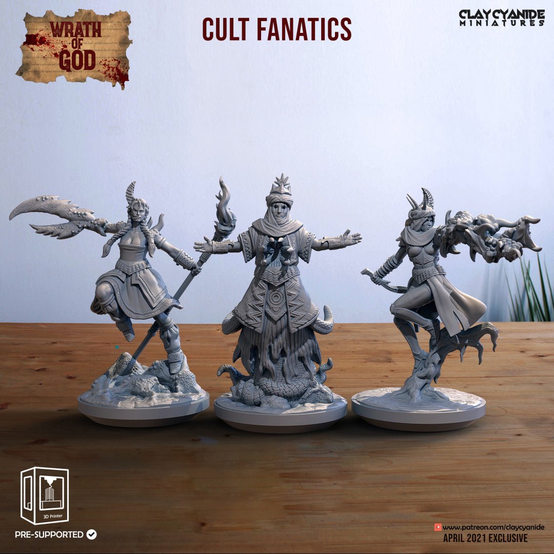 Wrath of God - ClayCyanide - Dark Forge Arts