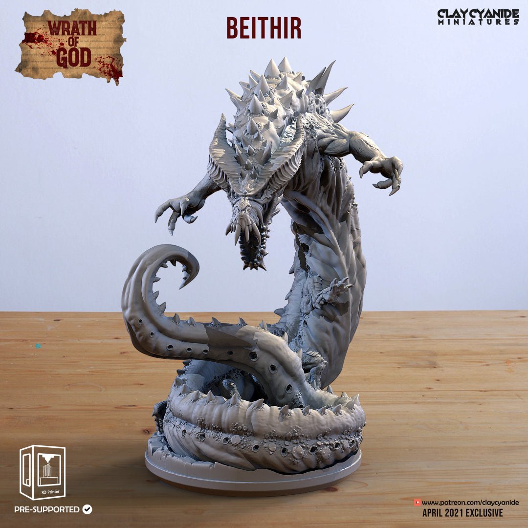 Wrath of God - ClayCyanide - Dark Forge Arts