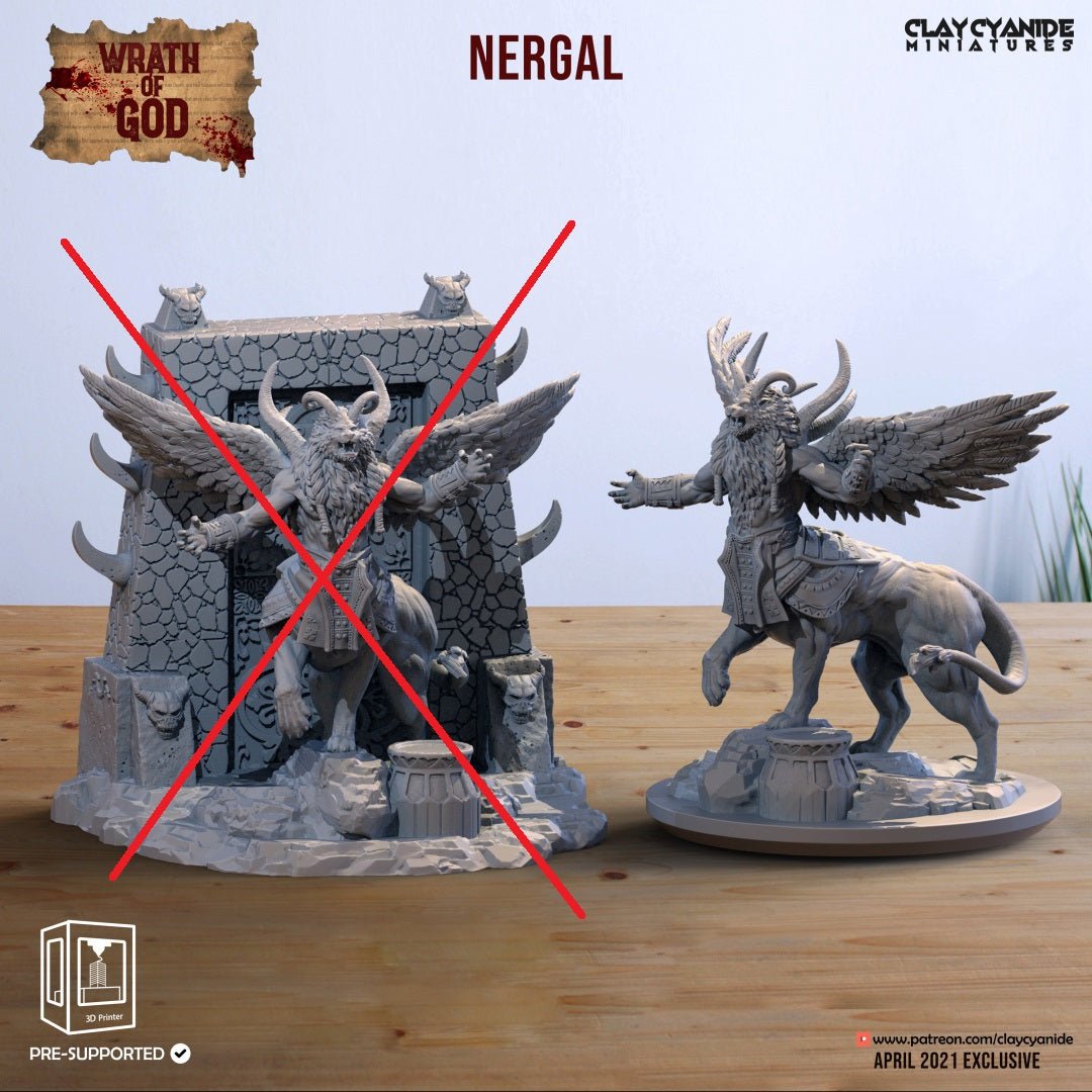 Wrath of God - ClayCyanide - Dark Forge Arts